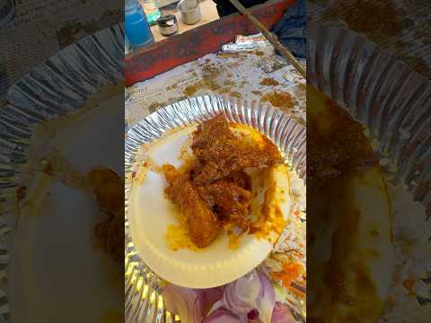 विजय भाई का फेमस ₹200 वाली मटन पुलाव की थाली #streetfood #indianfood #tasteofindia #mutton