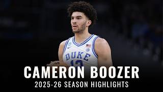 Cameron Boozer 2025-26 Duke Blue Devils Highlights