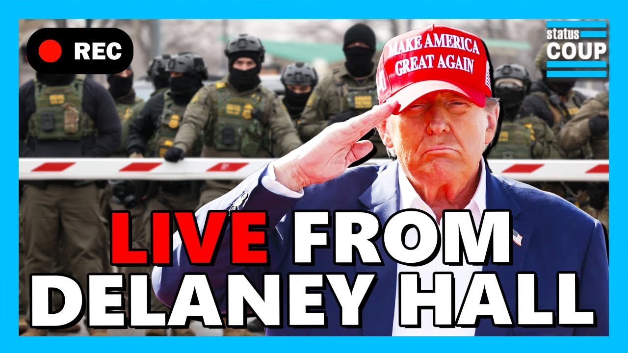 🚨BREAKING: ICE ATTACKS Protesters At Delaney Hall ICE Prison