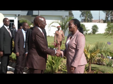 SEE WHAT PRESIDENT RUTO DID TO CS SOIPAN TUYA AS SHE RECEIVED HIM IN LANET, NAKURU TODAY