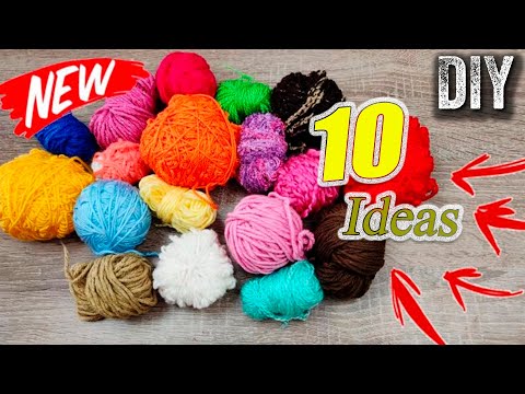Удивительно! ♻️10 простых  идей из ниток, которые с  легкостью продала 🔥 идеи для украшения дома