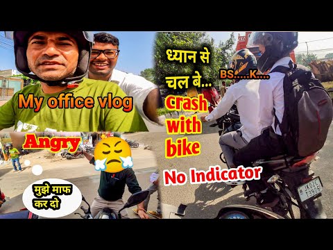 My First Office🤗Vlog | Bike😱crashed | preparation for ladakh ride #jammu #mantriridingvlogs#explore