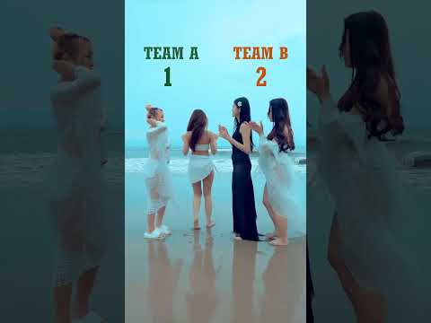 Which team of pretty girls is the winner? (P.2) | CL MEDIA #shorts #beachparty
