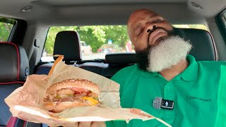 NEW Burger King Crispy Onion Whopper Review!