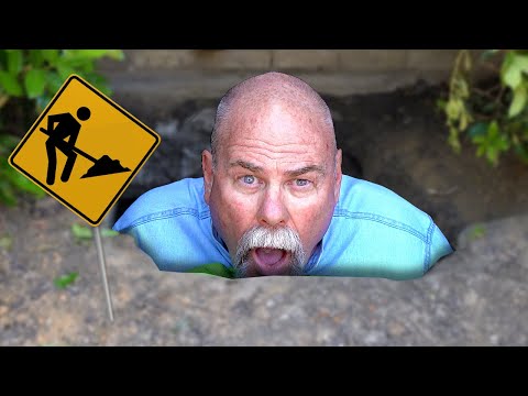 Diving Deep Under A House To Replace Broken Sewer Lines
