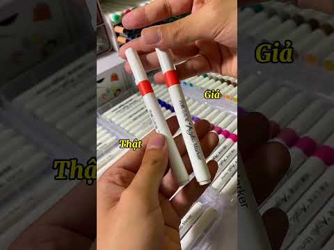 Acrylic marker fake #vanphongpham #dungcuhoctap #acrylicmarker #art