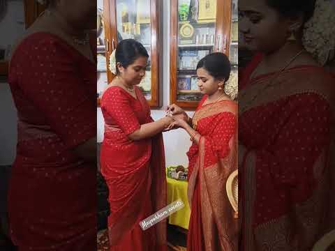 പുടവയും വളയിടലും നിങ്ങളുടെ നാട്ടിൽ ഉണ്ടോ#wedding #hinduwedding