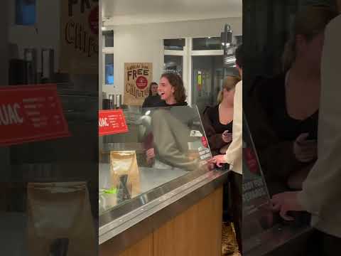Playing my song “SAXOCONE” at Chipotle #saxophone #prank #party