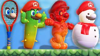 I made NEW WONDER TRANSFORMATIONS in Mario Wonder