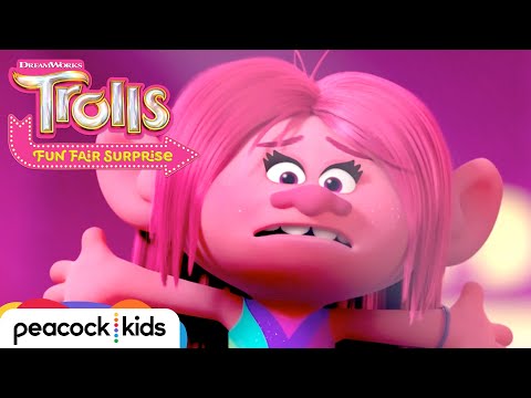 Poppy's Hair-Do Turns into a Hair-Don't! | Fun Fair Surprise | TROLLS