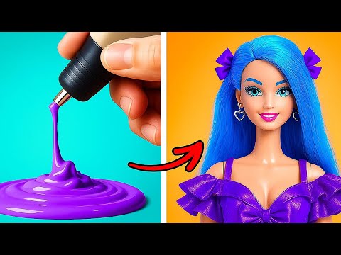 💖 Amazing Doll Makeover! From Messy to Glam Queen 👑✨ by 123 GO SCHOOL