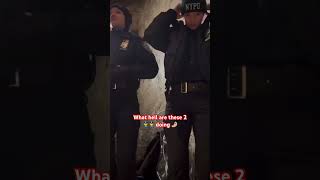 #nypd useless like always 🤌🏼Trying to show off her 🍑🤣 #newyorkcity #police #cops #livestreams
