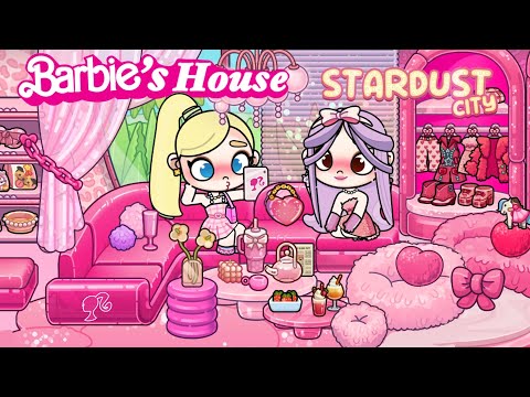 Barbie’s House in Stardust City | 1st Floor 🏠💖Free Bubble Glam Maker! | Avatar World | Pazu