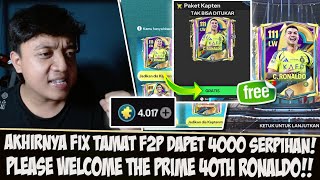 TAMAT!! F2P DAPET 4000 SERPIHAN!! PLEASE WELCOME THE PRIME 40TH RONALDO EVENT CAPTAINS FC 25 MOBILE
