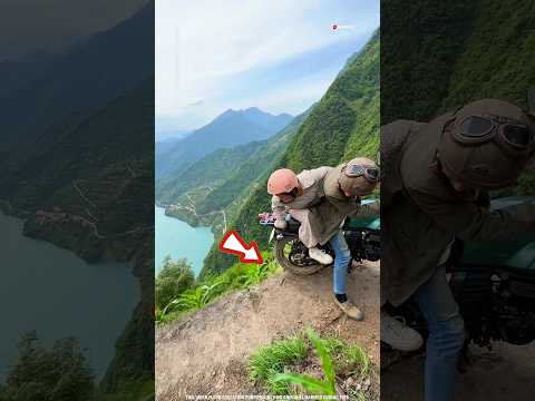 SUPER BIKE 🏍️ RIDING ON THE WORLD MOST DANGEROUS ROAD 🛣️ | UNBELIEVABLE 🤯