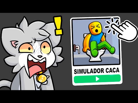 Probé Los 100 JUEGOS MÁS RAROS de ROBLOX 🤨😂