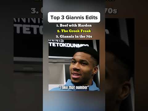 Top 3 Giannis Edits 🇬🇷 #nba #basketball