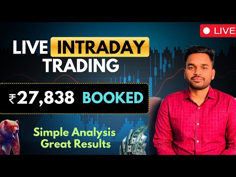 📊LIVE Intraday Trading || 10 February || ₹27,838 Booked