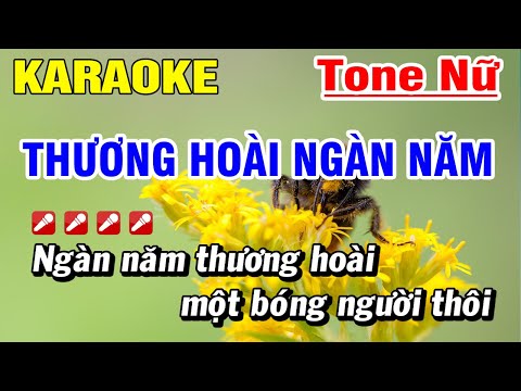 Thương Hoài Ngàn Năm Karaoke Nhạc Sống Tone Nữ | Hoài Phong Organ