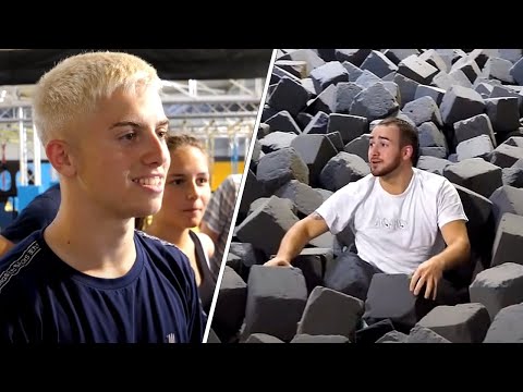 CONCOURS DE FIGURES AU TRAMPOLINE PARK ! (ft. Michou)