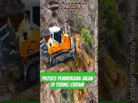 MOMEN EPIC Bulldozer Membuka Jalan di Bukit Curam! 🚜✨ Proses yang Bikin Takjub!