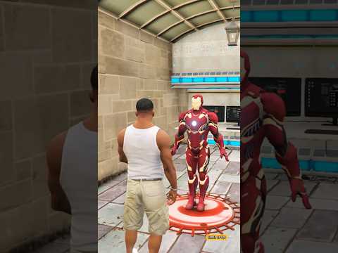 Franklin Become Iron Man And Saved Michael 😱 #shorts