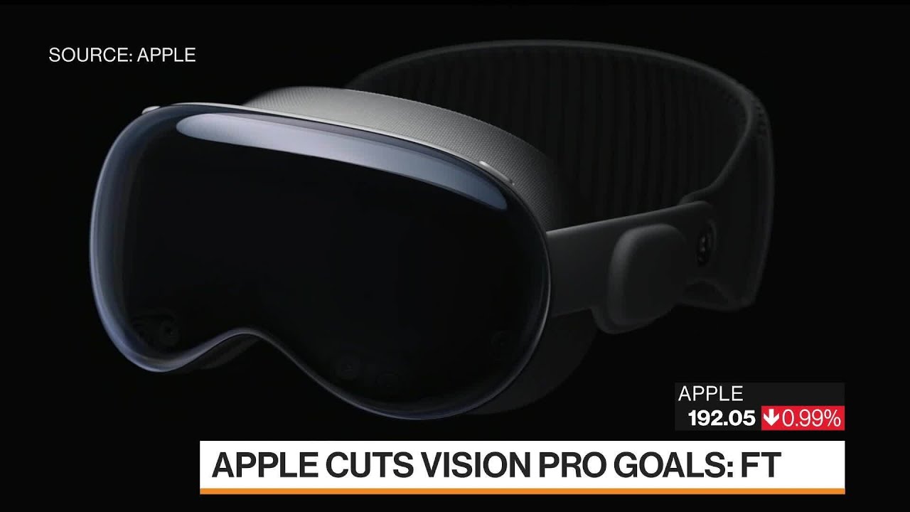 Apple Cuts Production Targets for VR Vision Pro Headset