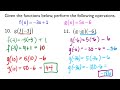 Exploring Composition of Functions and Equations