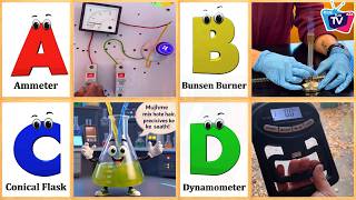 Science & Lab Equipment ABC Song - A to Z Science Equipment Song - Kids fun a2z TV Nursery Rhymes
