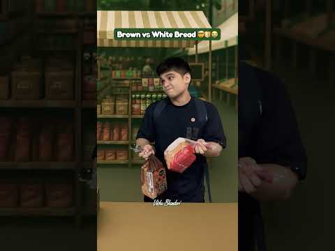 Brown vs White Bread 🤯🍞😭 #shortsfeed #shorts #funnyshorts #bread