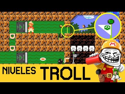 EL FINAL EN EL LUGAR MENOS PENSADO 😵  - NIVELES TROLL #2  | Super Mario Maker 2 - ZetaSSJ