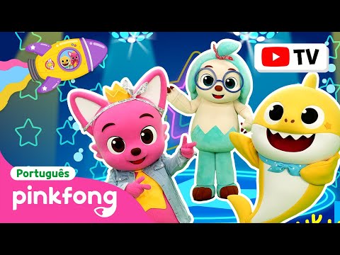 [4K] 🪩 Discoteca com Bebê Tubarão! | Dança e Aventura | Pinkfong, BebêTubarão! Canções para Crianças