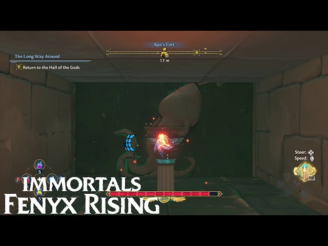 Immortals Fenyx Rising | Hidden Tricky Shot to get the Loot near Ajax's Fort