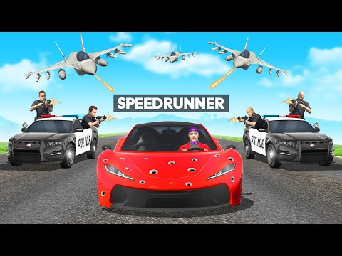 10 Hunters vs 1 Speedrunner in GTA 5