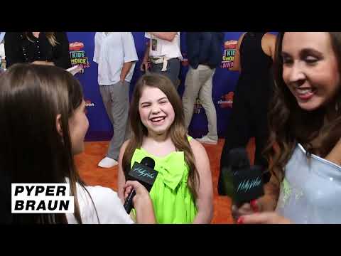 Pyper Braun Talks Slime at the Kid's Choice Awards | Hollywire