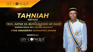 Anugerah Sepanjang Zaman - YBhg. Datuk Hj. Burhanuddin Md Radzi
