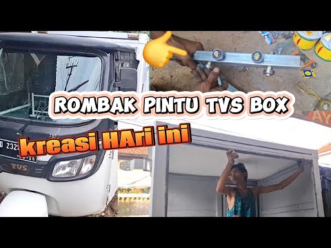 ILMU baru lagi nihh..jangan terjebak di zona nyaman..!pul rombak pintu motor TVS BOX