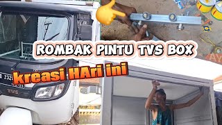 ILMU baru lagi nihh..jangan terjebak di zona nyaman..!pul rombak pintu motor TVS BOX