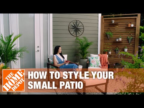Small Patio Ideas - Home Depot Outdoor Decor Ideas