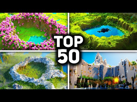TOP 50 BEST SEEDS for MINECRAFT 1.21! (Minecraft Bedrock Edition Seeds)