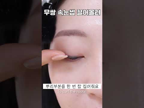 리얼 무쌍의 속눈썹 짱짱하게 붙이는법