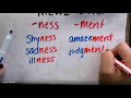 Understanding Suffixes and Their Meanings