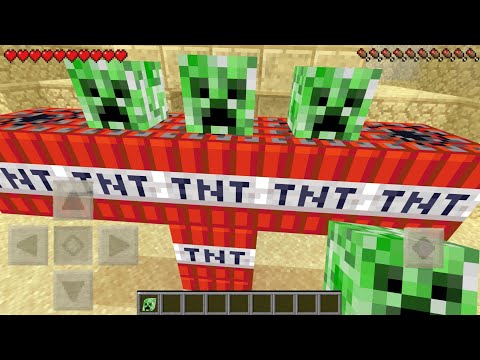 How to Spawn This Giant Creeper Boss in Minecraft !