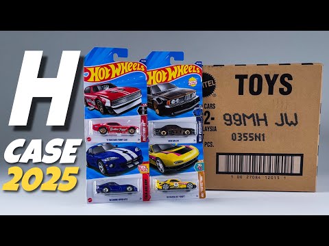 Unboxing Hot Wheels 2025 - H Case!