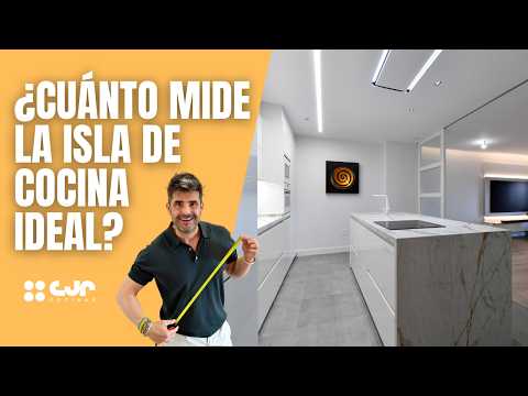 ISLAS DE COCINA 📏📐 Las MEDIDAS REALES de una cocina con isla Cocinas CJR