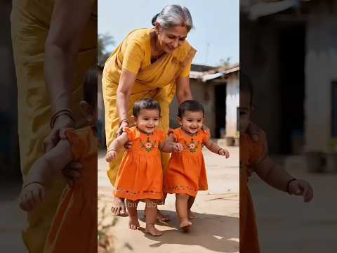 🌟 Grandma takes care of them.