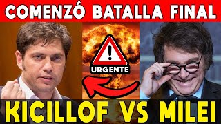 MILEI VS KICILLOF 🚨 COMENZÓ LA GUERRA FINAL ⚠️ BATALLA POR LA PRESIDENCIA: LIBERTAD VS KIRCHNERISMO