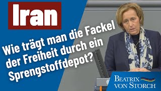 Beatrix von Storch: Iran - wie trägt man die Fackel der Freiheit durch ein Sprengstoffdepot?