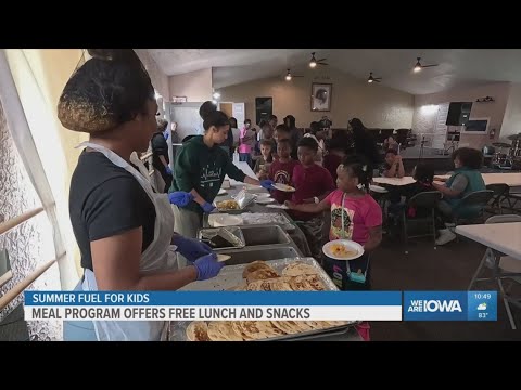 YouTube video thumbnail: Summer Fuel For Kids Partners With Iowa Dept. of Education to Offer Free Lunch and Snacks