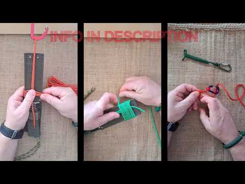 3 INCREDIBLY Effective Fast-Release Paracord Methods - Desktop FS Format Tutorial #whipping